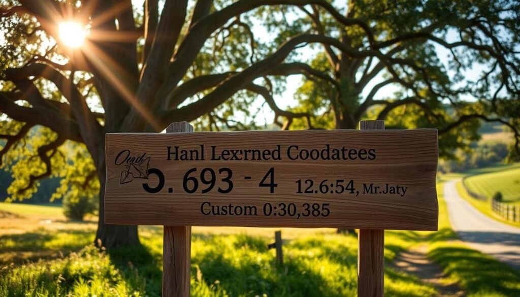 custom coordinates location signs custom coordinates location signs