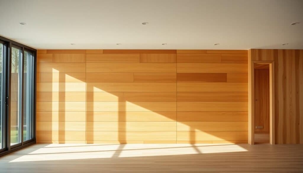 modern wood paneling
