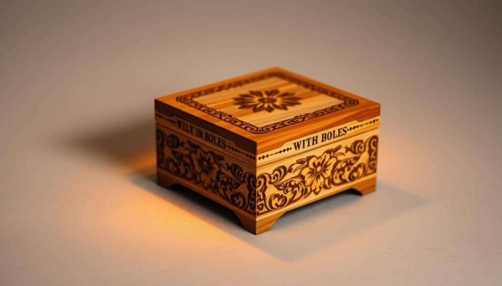 personalized handmade wooden jewelry box