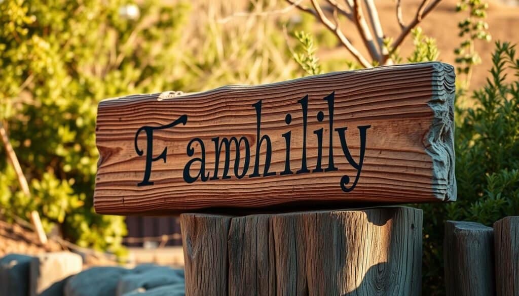 rustic family name signs rustic family name signs
