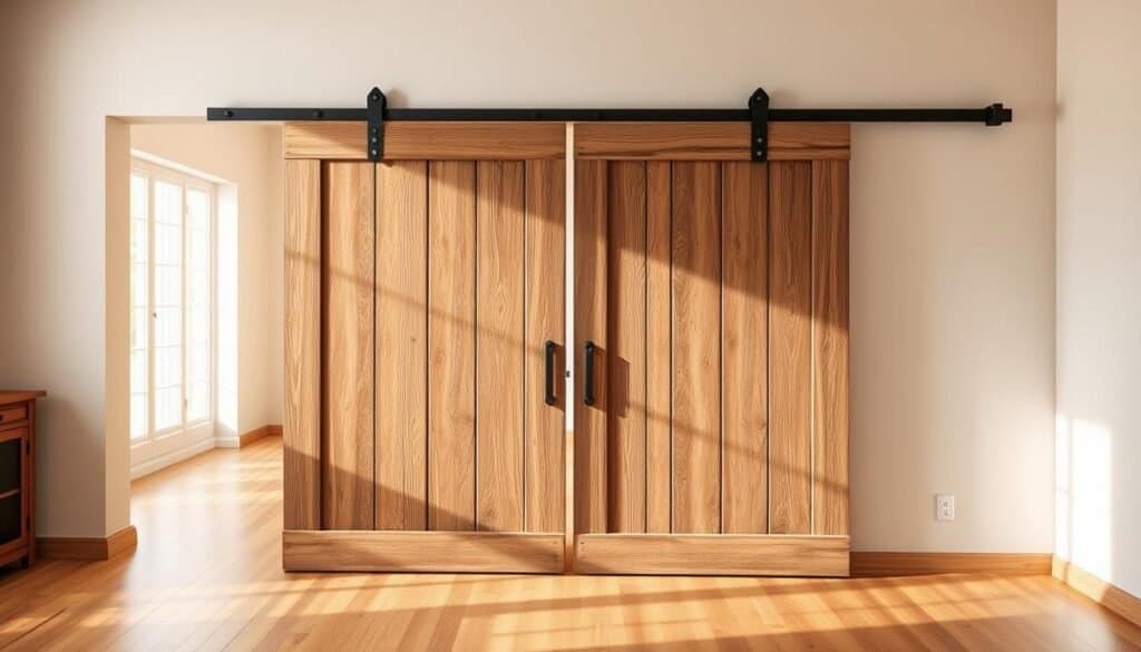 sliding barn door room divider