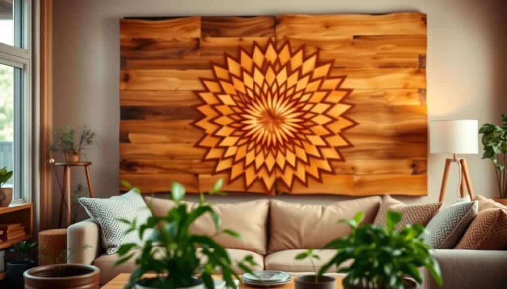 sustainable wood wall art