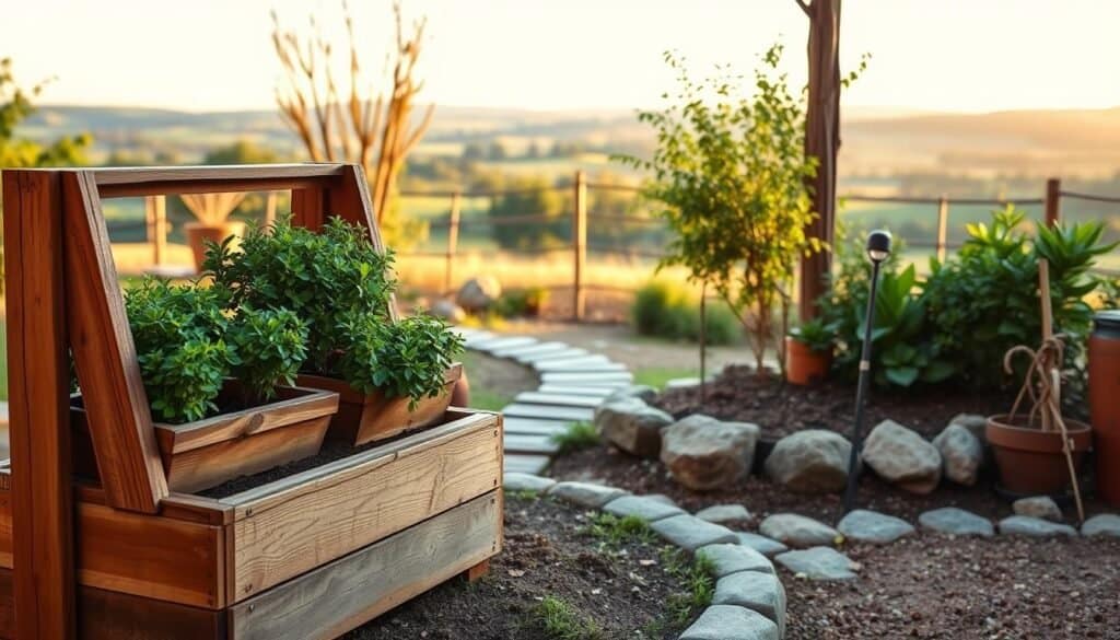 tiered planter boxes