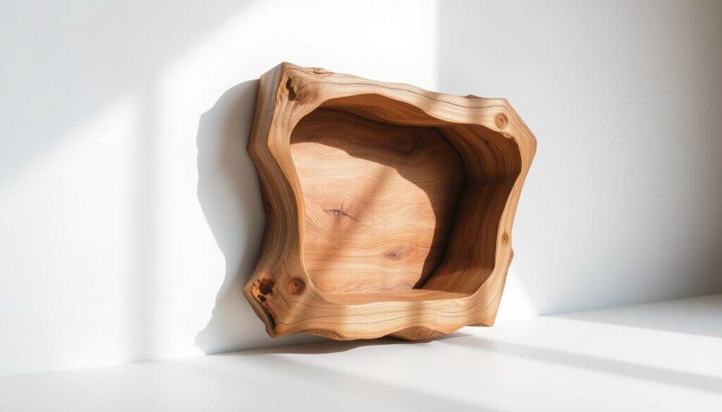 unique wood shelf