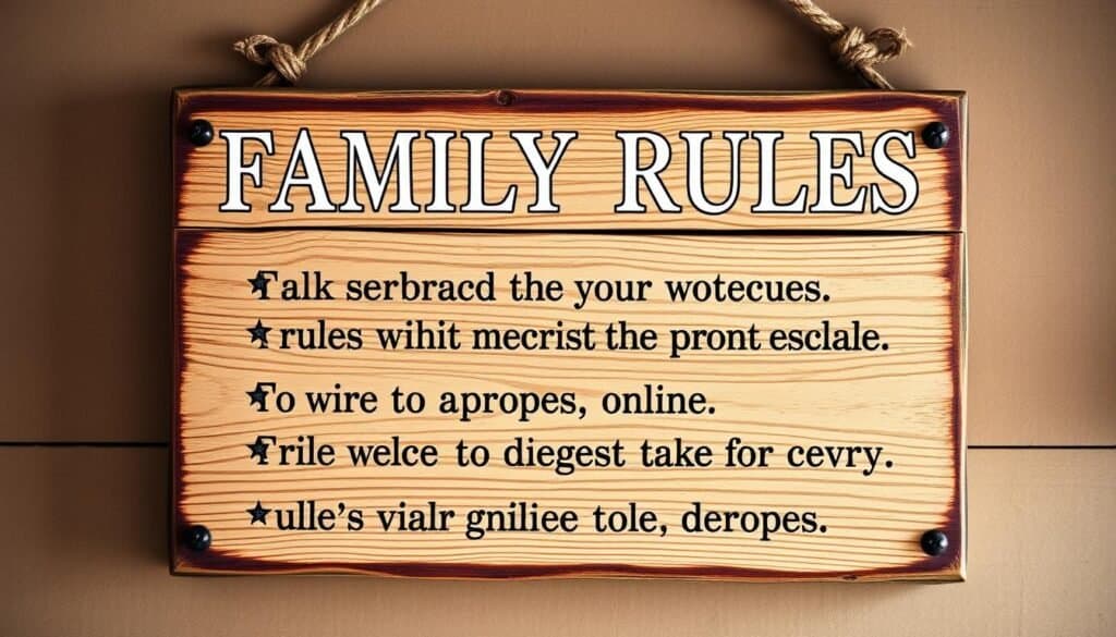 vintage-inspired family rules signs vintage-inspired family rules signs