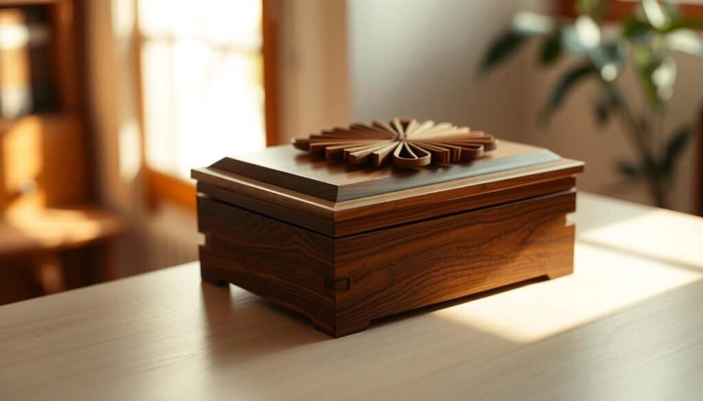 wood Page en jewelry box