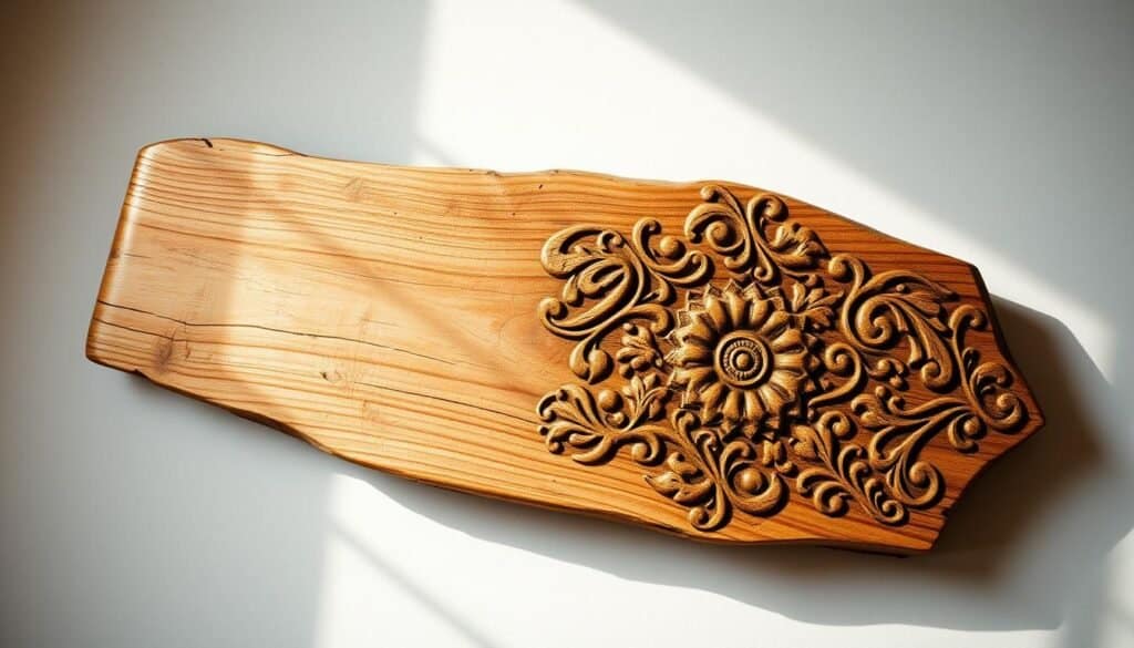 wood carving aesthetic