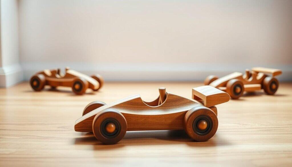 wooden toy cars