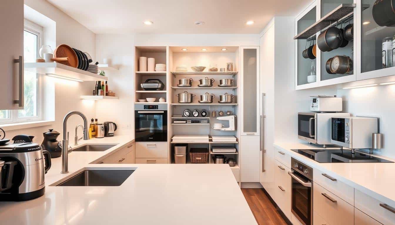1.	Kitchen Appliance Storage Ideas to Clear Your Countertops