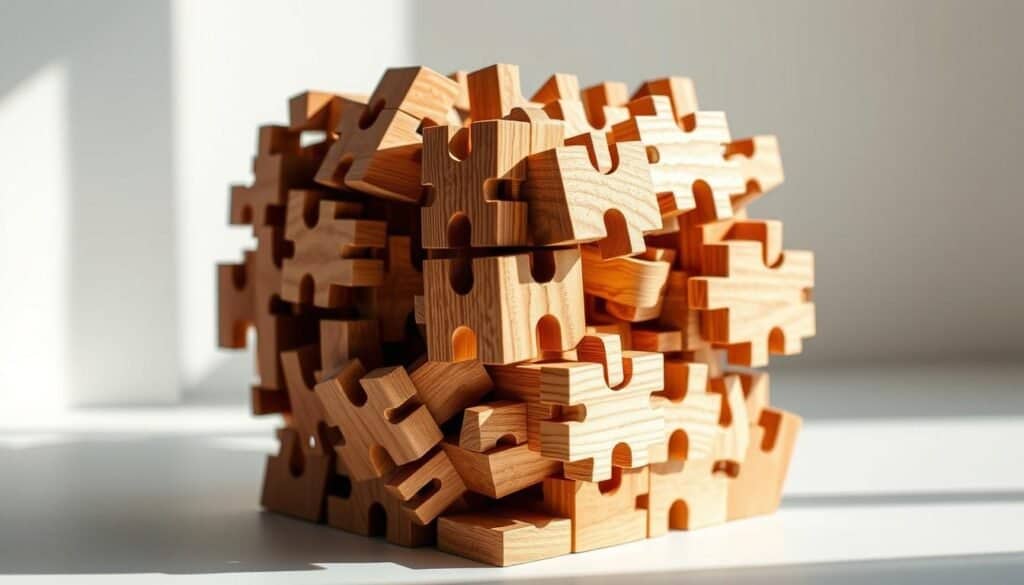 3D wood puzzles