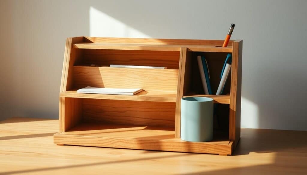 DIY desk organizer
