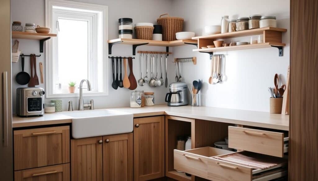 DIY kitchen storage