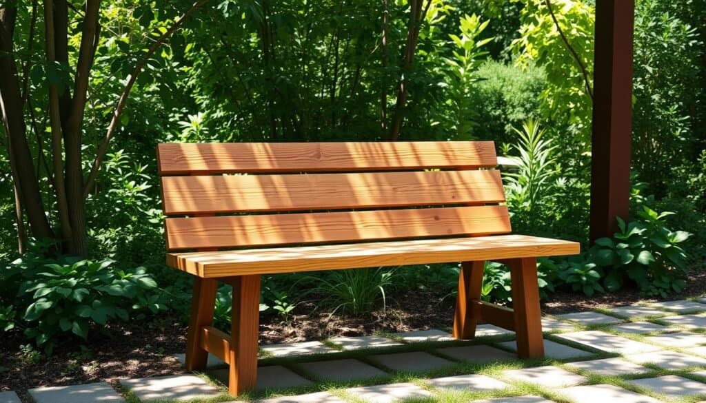 DIY wooden benches