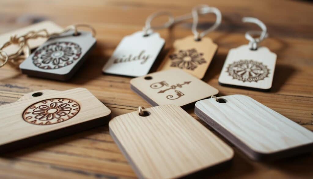 DIY wooden gift tags