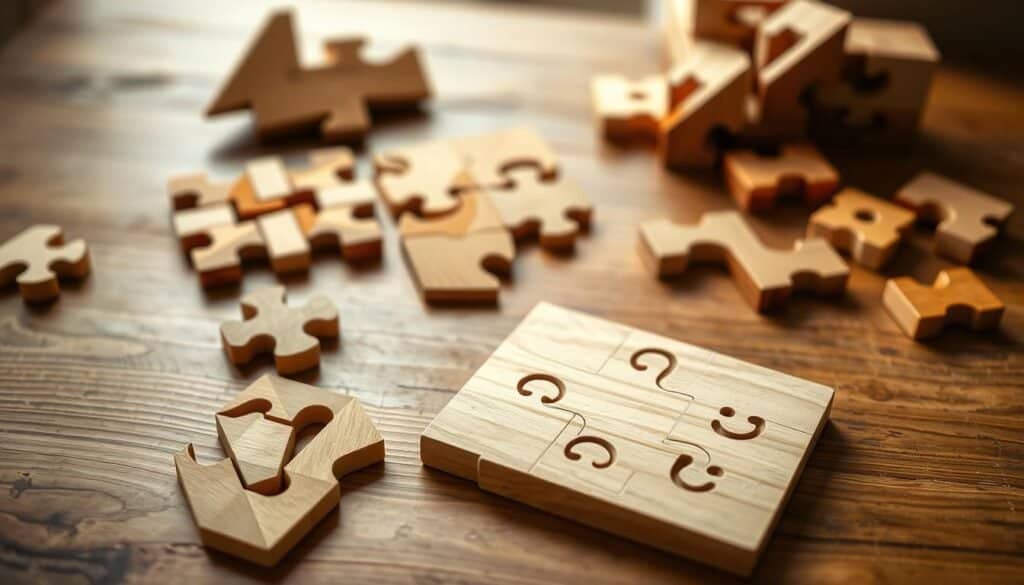 DIY wooden puzzles