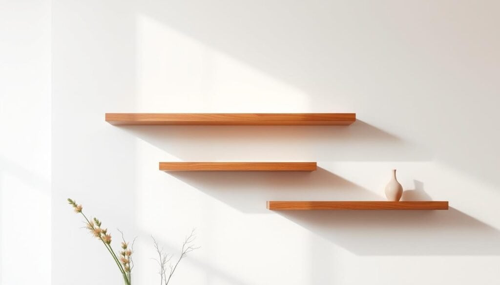 Floating Wooden Shelves