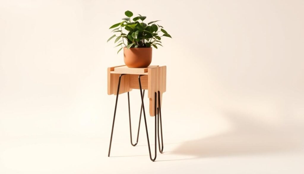 Scandi Wooden Plant Stand