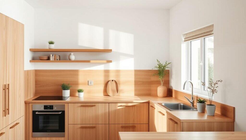 balancing wood tones kitchen colors