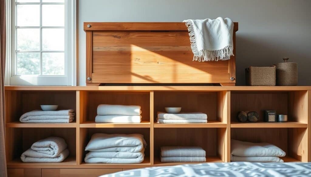 bedroom storage shelf