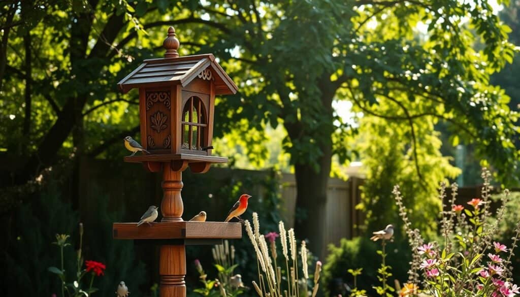bird feeder placement
