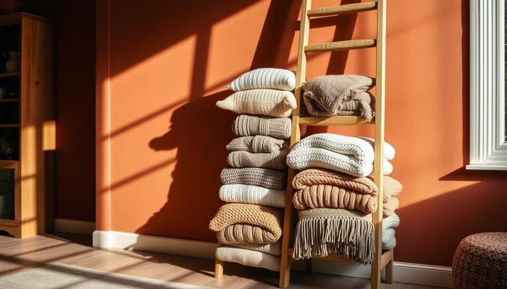 blanket ladder styling