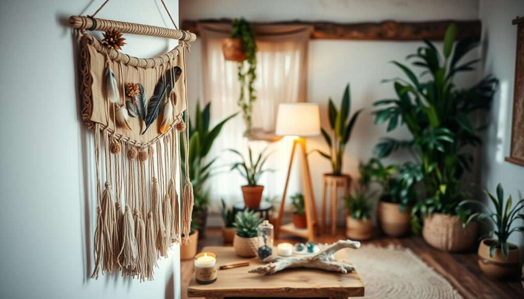 bohemian wood decor