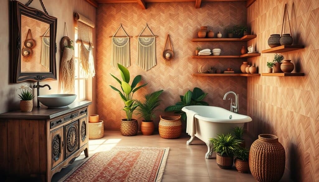 boho bathroom interior design