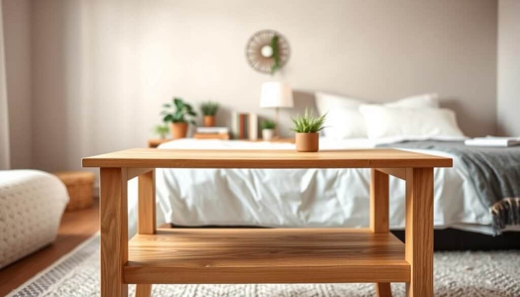 budget-friendly bedroom table