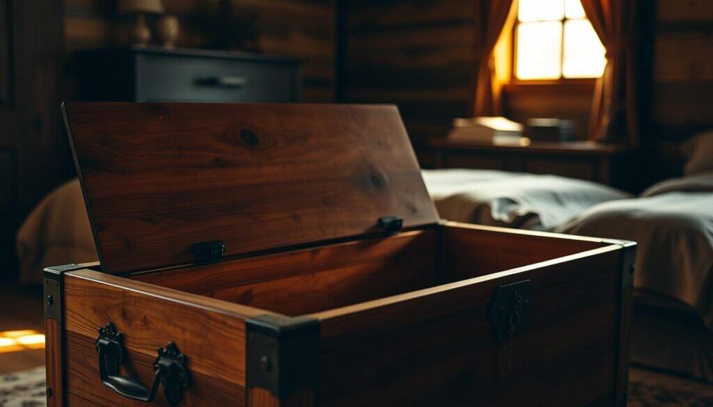 cedar-lined blanket chest