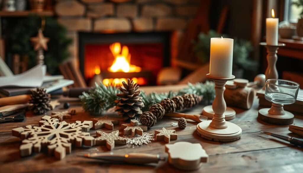 christmas wood crafts finishing