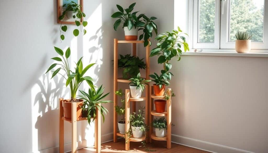 corner plant stand ideas