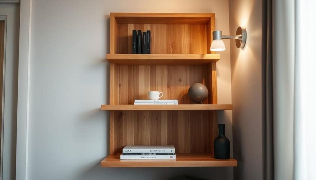 corner shelf for awkward spaces