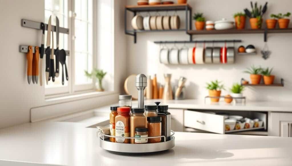 countertop decluttering solutions