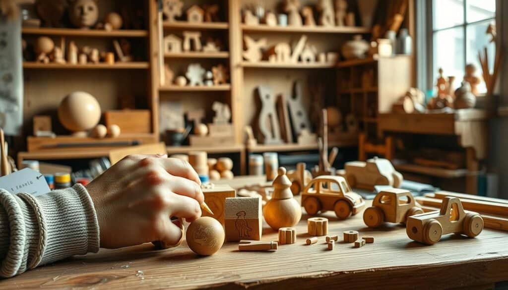 customizing wooden toys