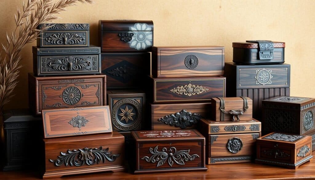 decorative wooden boxes