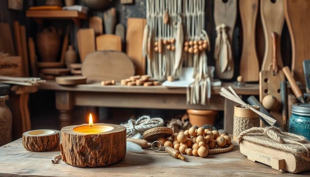 diy boho wood crafts