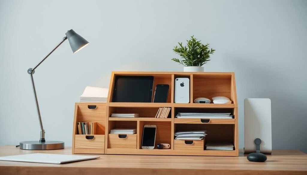 diy desktop organizer