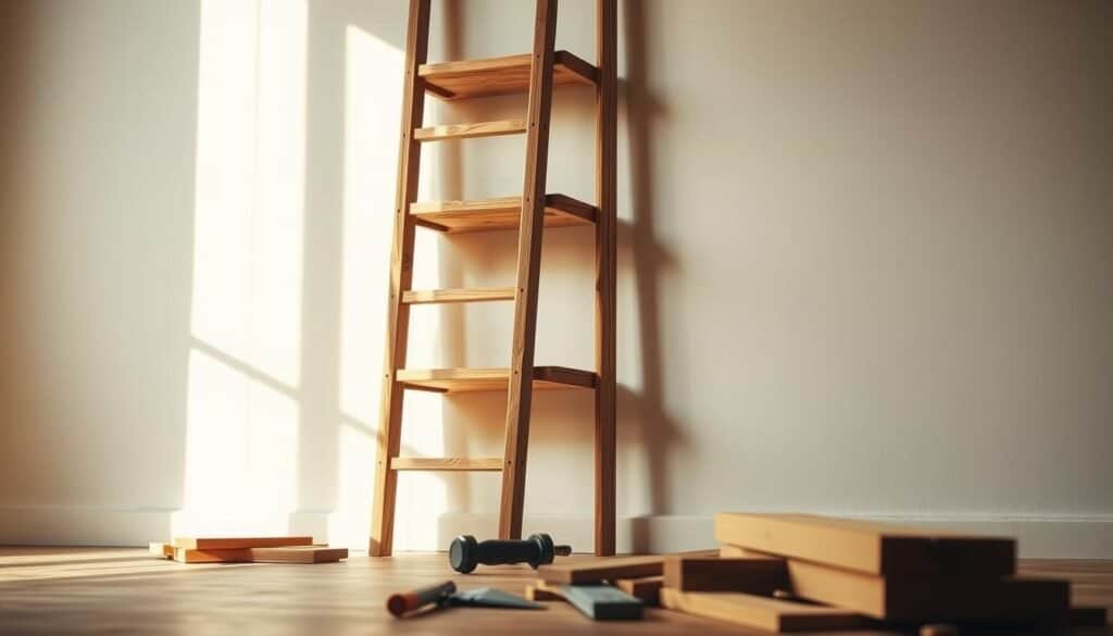 diy ladder shelf troubleshooting