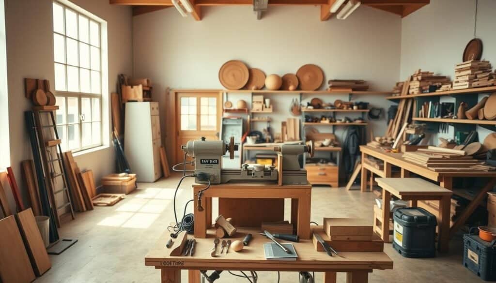 diy lathe setup