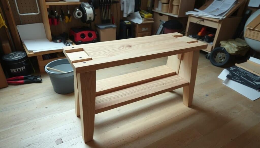 diy shoe bench challenges