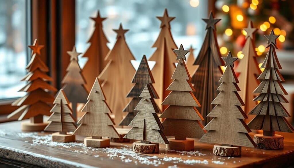 diy wooden christmas trees
