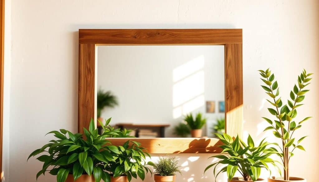 diy wooden mirror frame projects for rustic home style