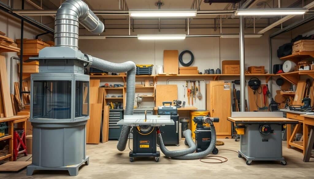 dust collector setup steps