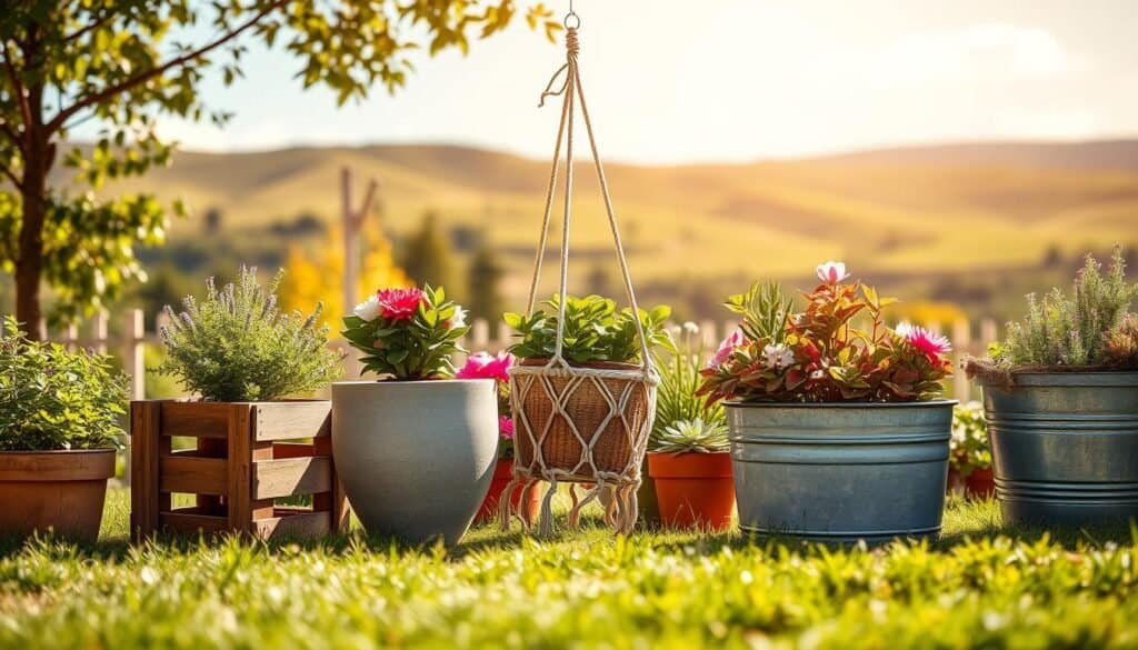 easy DIY garden planters