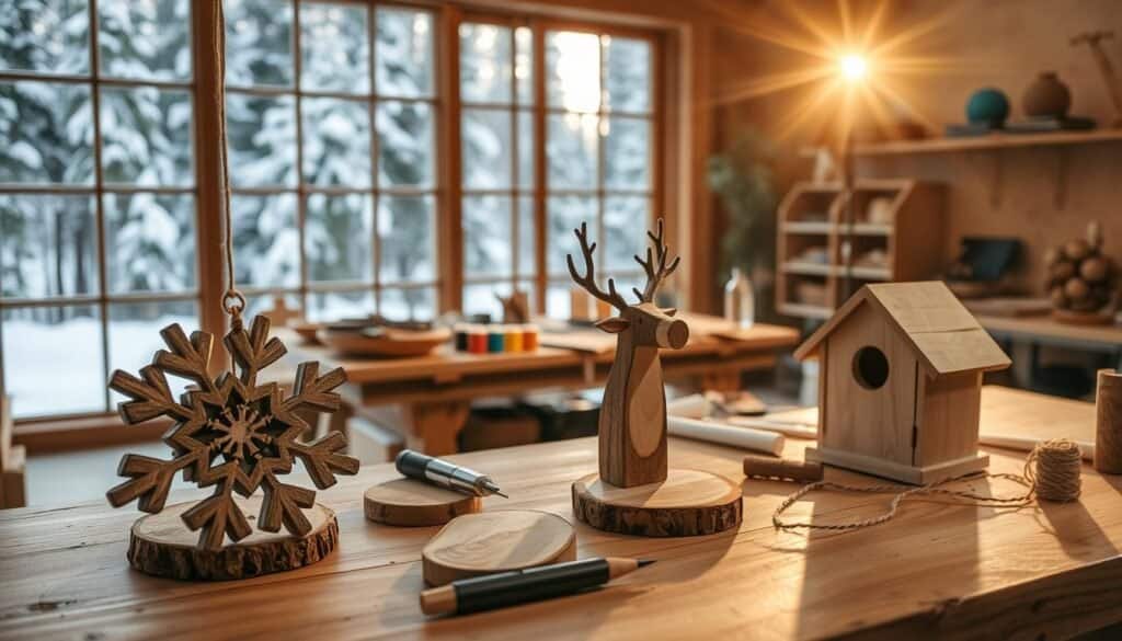 eco-friendly holiday crafting