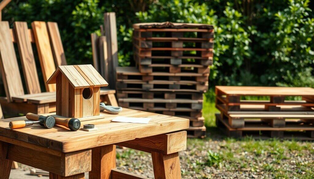 eco-friendly pallet wood crafting