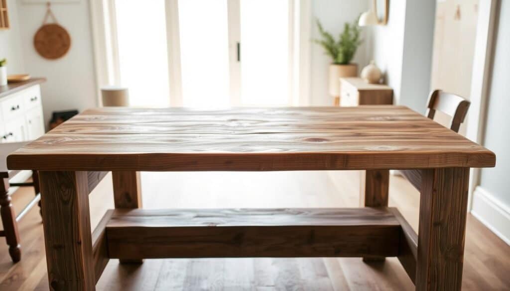 farmhouse style dining table
