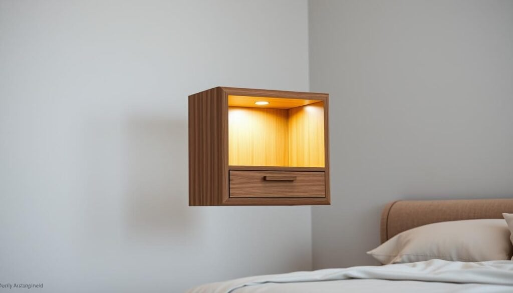 floating nightstand with drawer