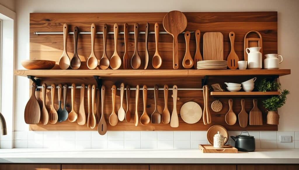 functional wooden wall decor