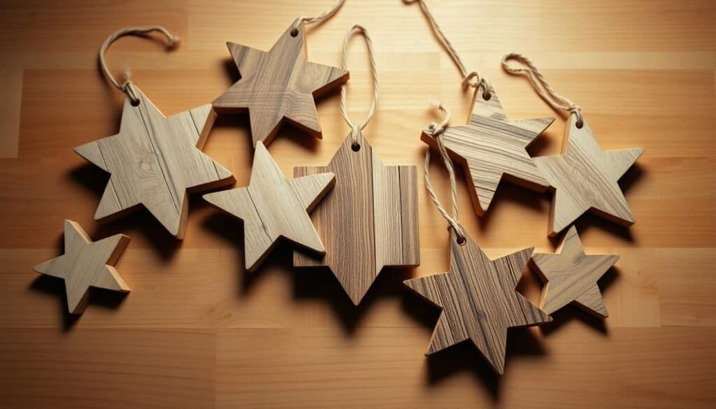 handmade pallet wood ornaments